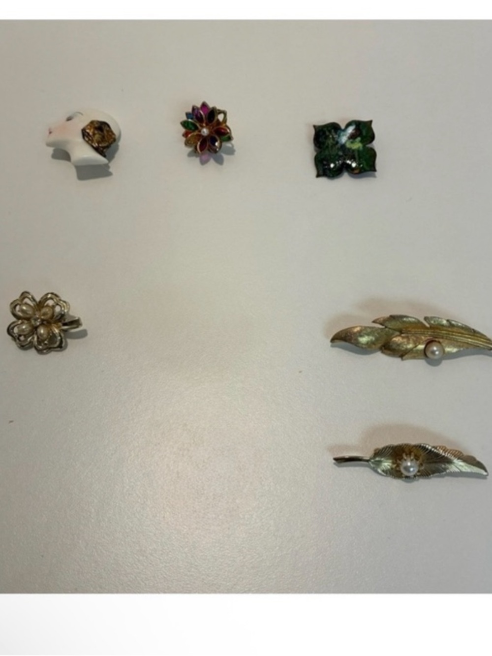 Vintage brooches.  Get all 6.   $6 per pin and only 1 shipping fee